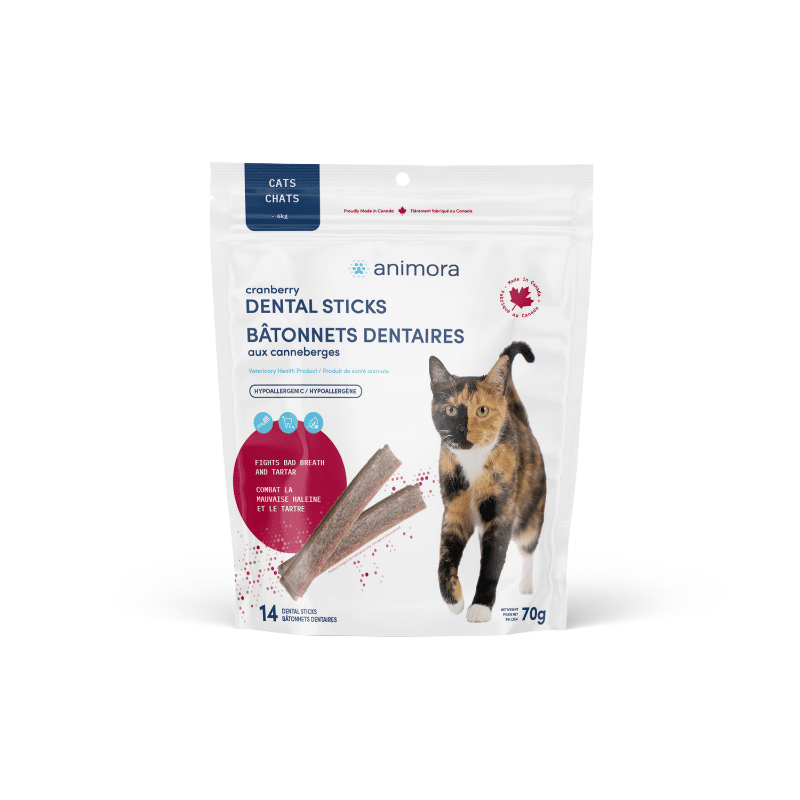 Animora Cranberry Dental Sticks For Cat - 14 pk