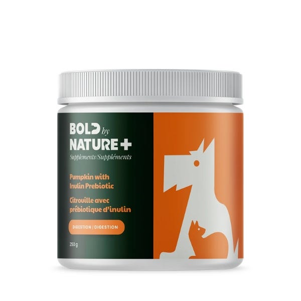 Bold by Nature+ Pumpkin with Inulin Prebiotic For Dog & Cat - 250g