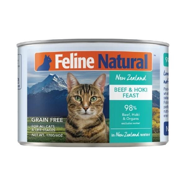 Feline Natural Beef & Hoki Feast Canned Cat Food