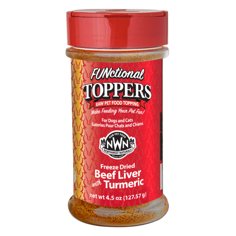 Northwest Naturals Beef Liver with Turmeric Functional Topper For Dog & Cat - 4.5 oz