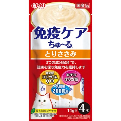 Inaba CIAO Immune Care Churu Cat Treats – Chicken | CoQ10