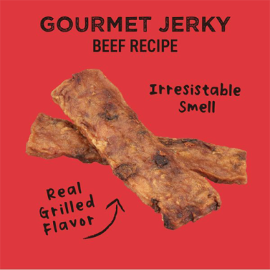 Cloud Star Wag More Texas Style BBQ Jerky Dog Treat - Beef Gourmet