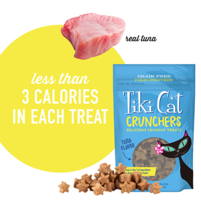 Tiki Cat Crunchers Tuna Flavor Cat Treat - 2oz