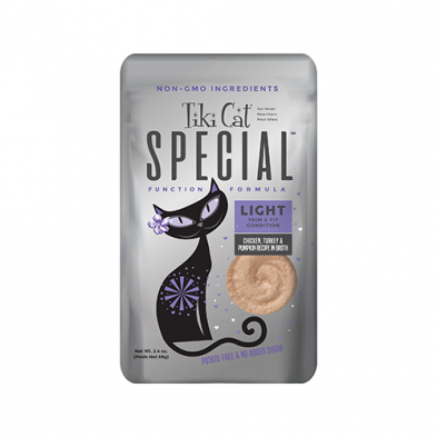 Tiki Cat Special Light Chicken Turkey & Pumpkin Recipe In Broth Cat Wet Food - 2.4oz