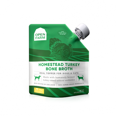 Open Farm Homestead Turkey Bone Broth For Dog & Cat - 355ml