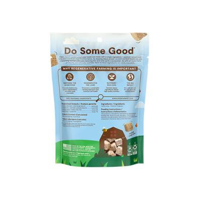 Open Farm Freeze Dried Raw Regeneratively Sourced Lamb Lung Dog Treat