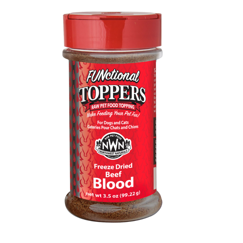 Northwest Naturals Beef with Blood Functional Topper For Dog & Cat - 3.5oz