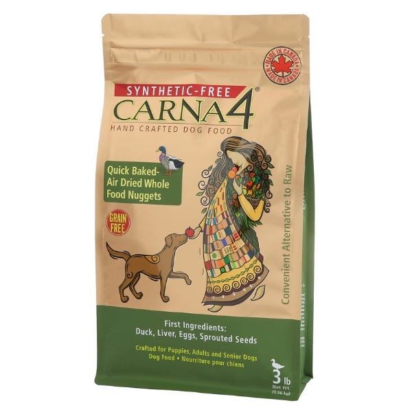 Carna4 Hand Crafted Dog Food - Grain-Free Duck