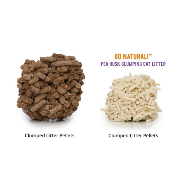 Catit Go Natural! Pea Husk Clumping Cat Litter - Vanilla
