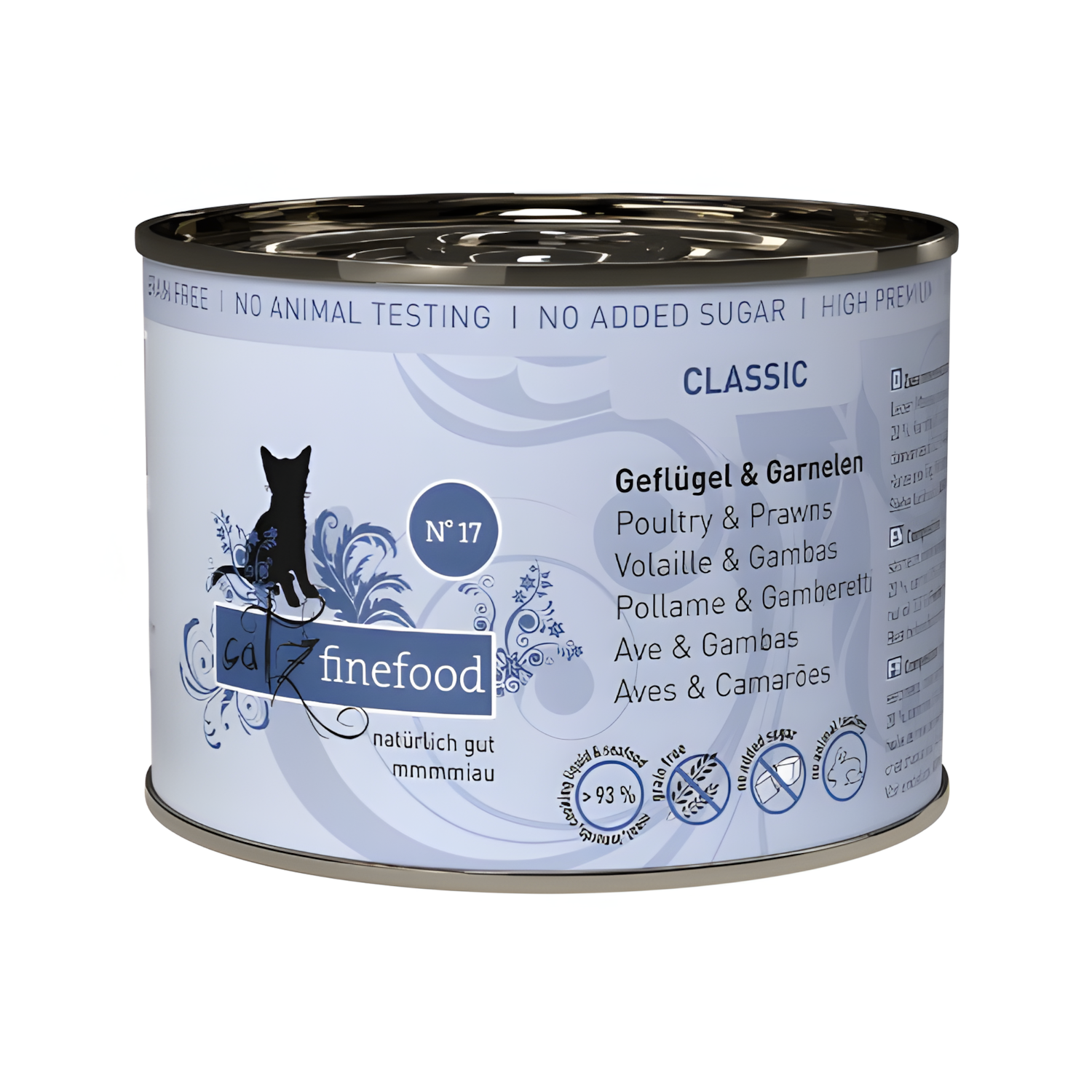 Catz Finefood Classic N °17 Poultry & Shrimps Cat Wet Food