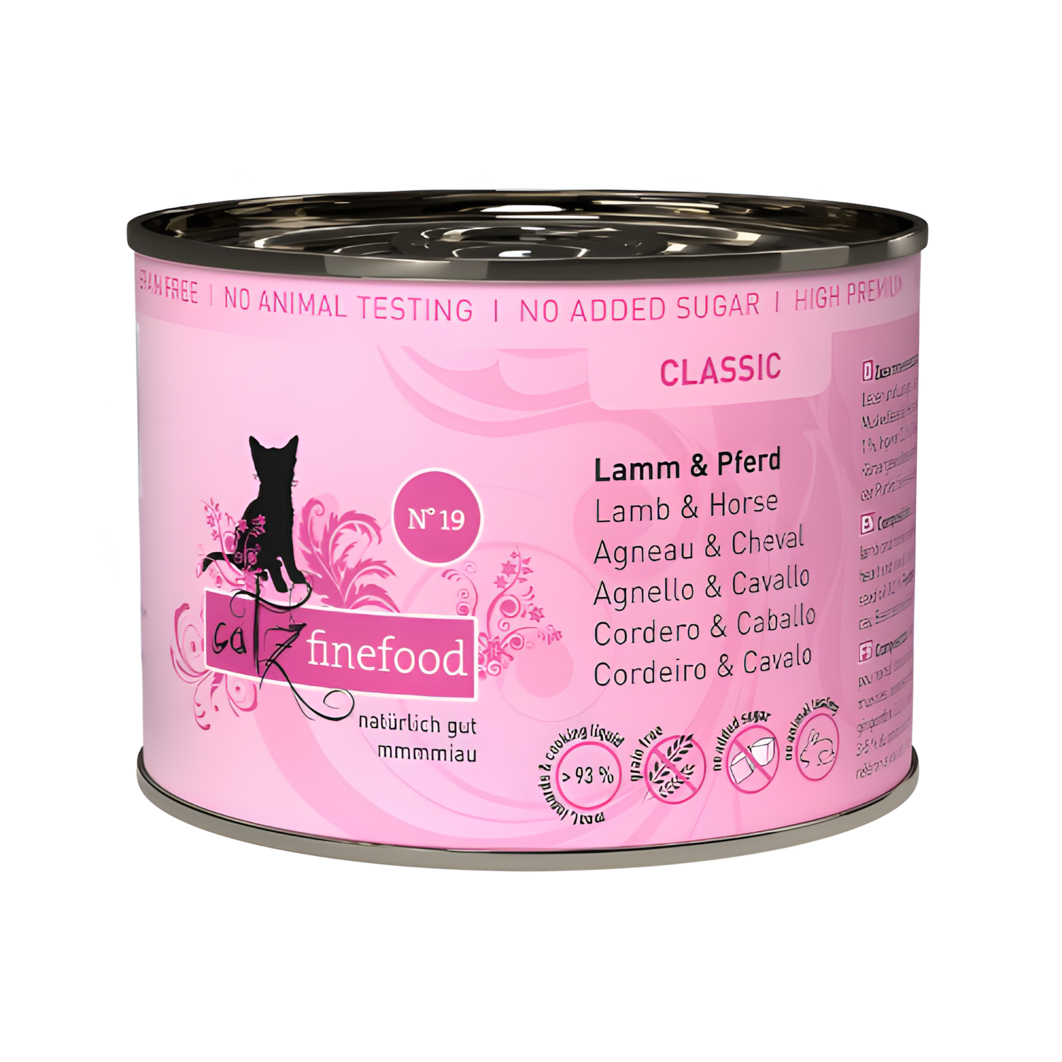 Catz Finefood Classic N °19 Lamb & Horse Cat Wet Food