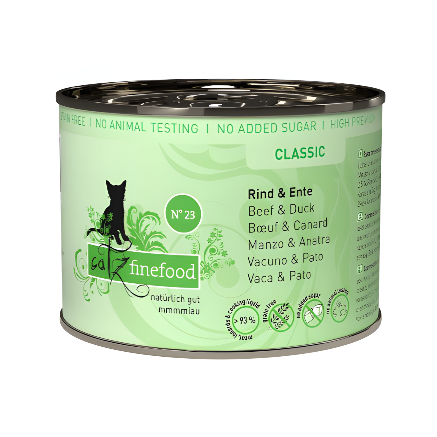 Catz Finefood Classic N °23 Beef & Duck Cat Wet Food