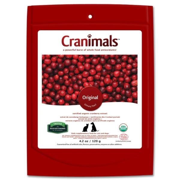 Cranimals Original Urinary Tract Pet Supplement - 120g