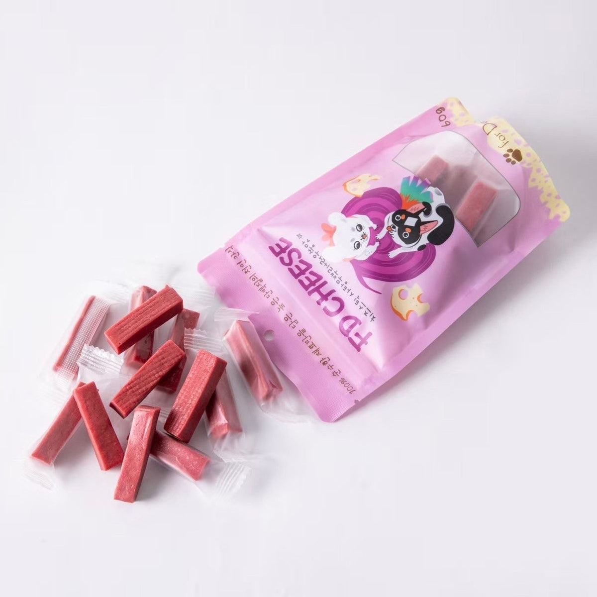 FD TREATS Freeze-dried Pet Treats - Beetroot Chicken Cheese Stick