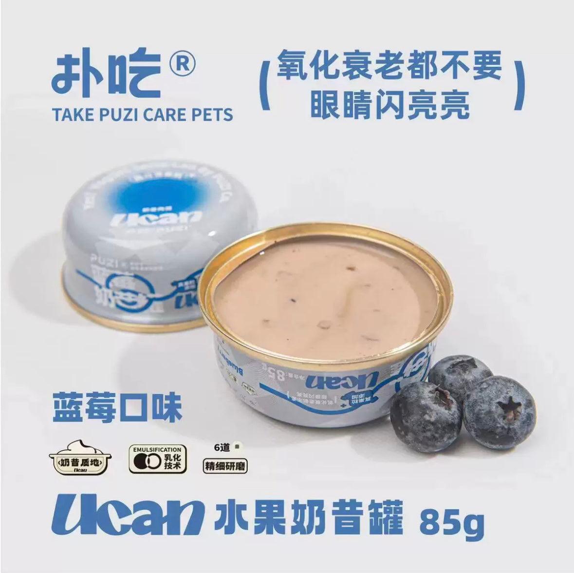 【犬猫】PUZI扑吃 水果奶昔罐头 补水拌粮必备功能性罐头 一套6枚入 - Maokidspet