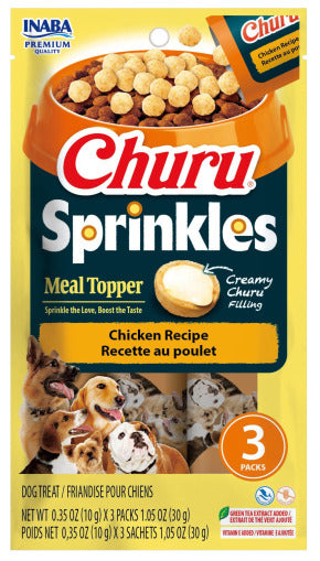 Inaba Churu Dog Sprinkles Meal Topper - Chicken Recipe