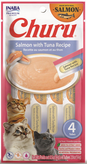 Inaba Churu Purées Cat Treat - Salmon & Tuna