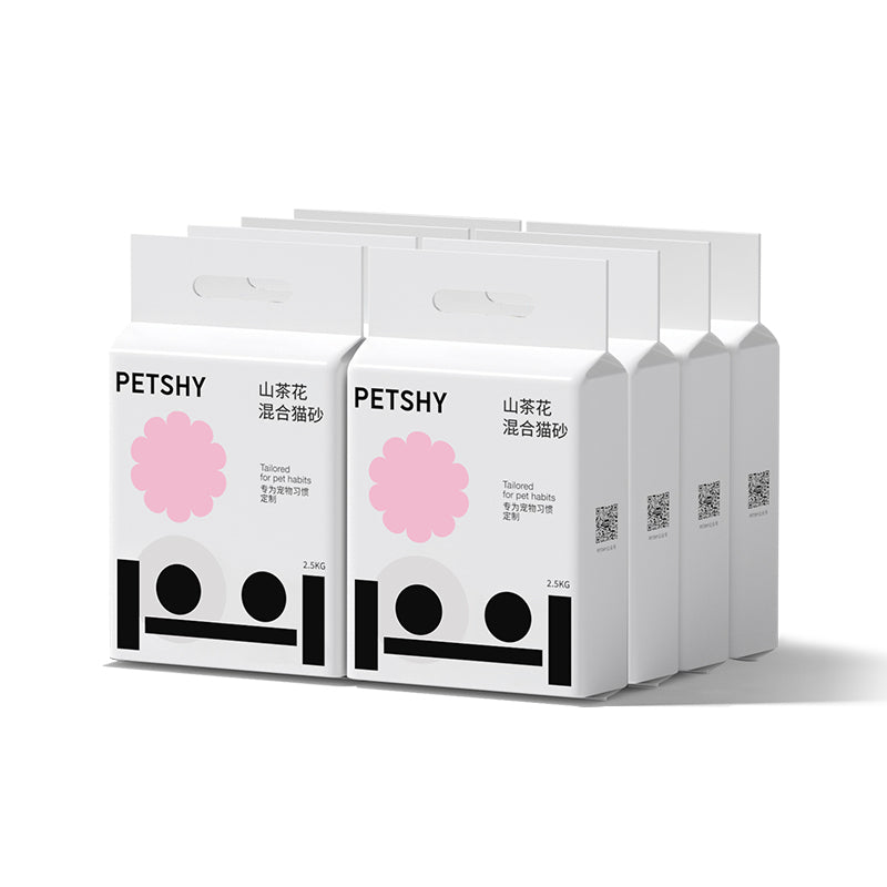 Petshy Camellia Scented Tofu 4-in-1 mixed Cat Litter - 2.5kg/bag