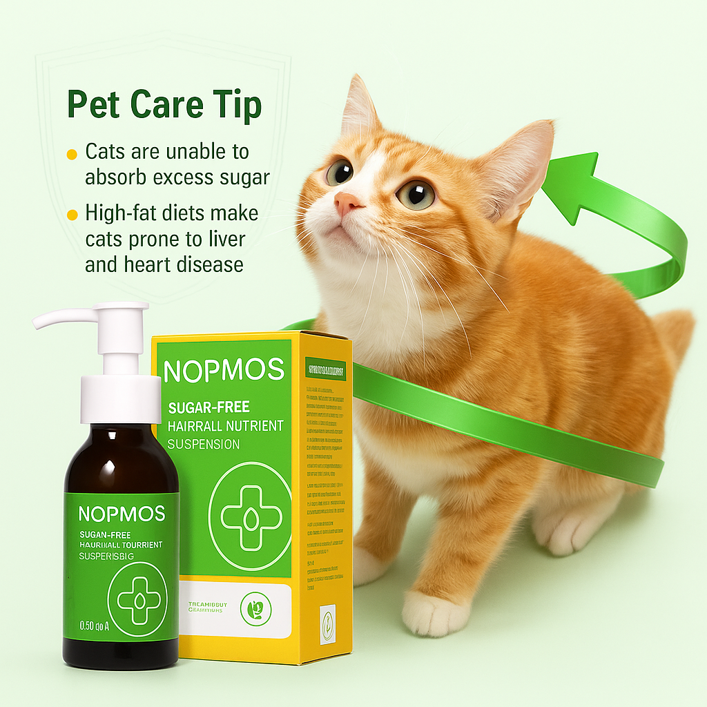 NOPMOS Hairball Relief Nutritional Supplement For Cat - 100ml