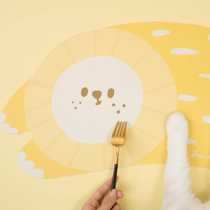 Miaoho Animal Cute Design Waterproof Pet Feeding Mat