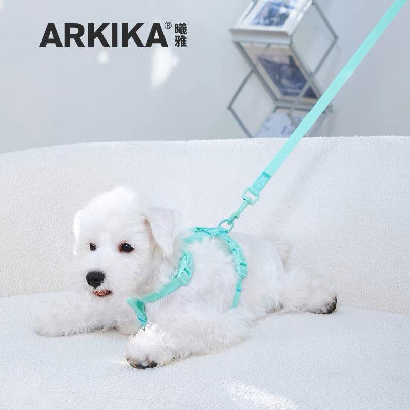 ARKIKA狗狗牵引绳胸背牵引绳 中小型犬外出牵引绳 背带链子 多颜色多size可选 - Maokidspet