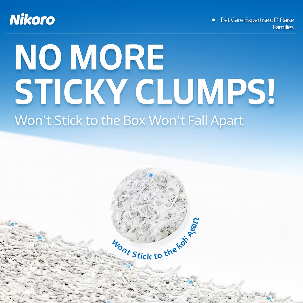 Nikoro Cassava, Tofu & Bentonite Blend Mix Cat Litter