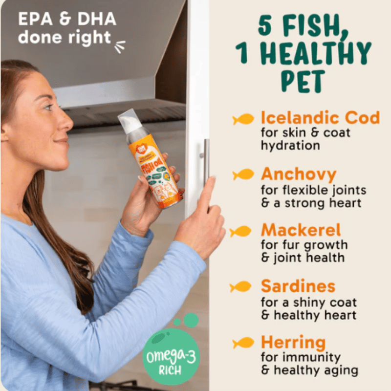 Fam Pets Icelandic Wild Caught Fish Oil Spray