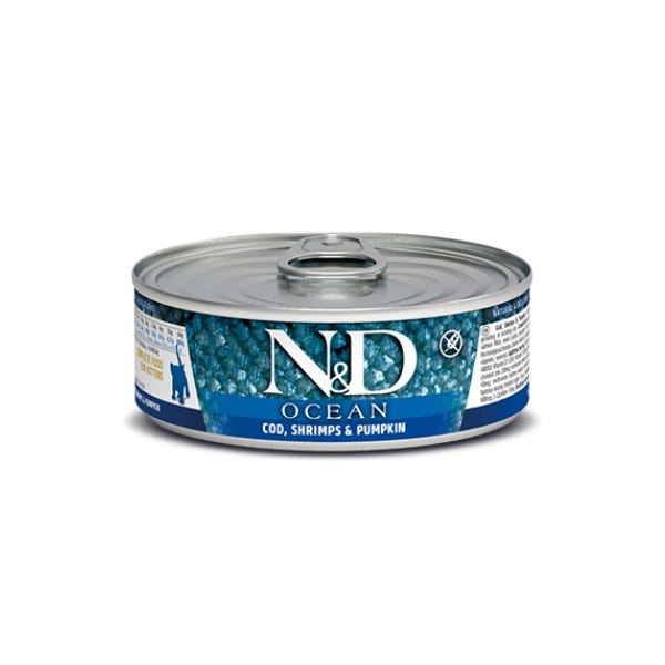 Farmina N&D Ocean Kitten Wet Food - Cod, Shrimp & Pumpkin 2.8oz