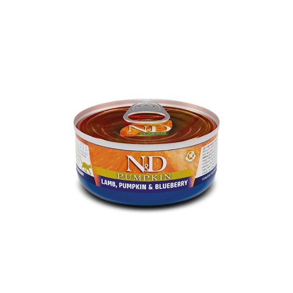 Farmina N&D Pumpkin Adult Feline Wet Food - Lamb, Pumpkin & Blueberry 2.8oz