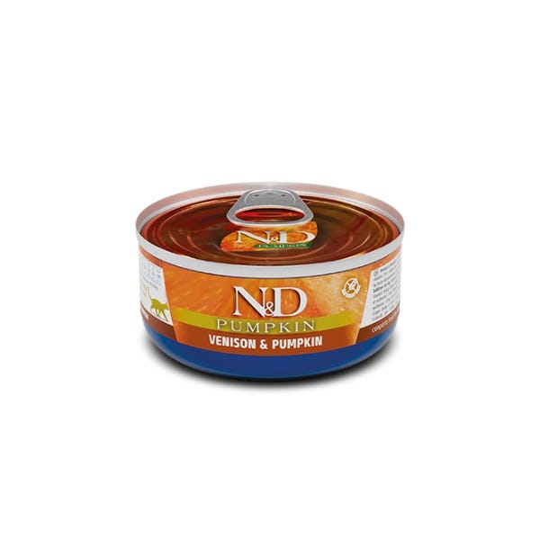 Farmina N&D Pumpkin Adult Feline Wet Food - Venison & Pumpkin 2.8oz