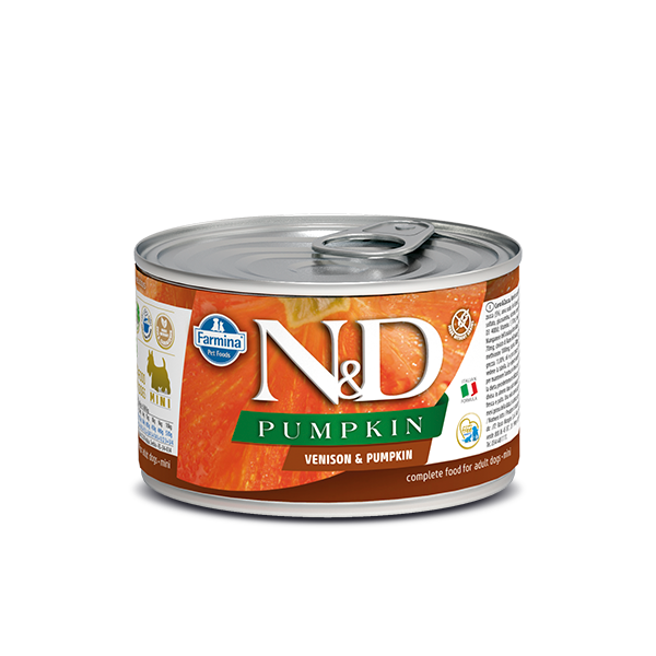 Farmina N&D Pumpkin Adult Wet Food for Dogs - Venison & Pumpkin 4.9oz