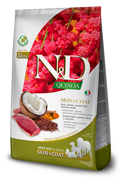 Farmina N&D Quinoa Skin & Coat Duck Medium & Maxi Dog Food - 2.5kg