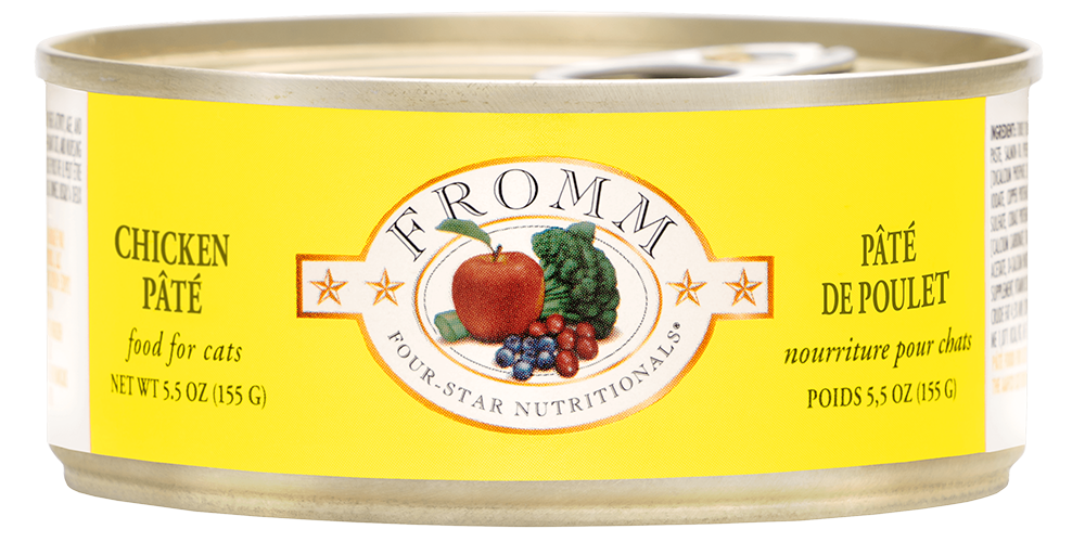 Fromm Four Star Wet Cat Food - Chicken Pate 5.5oz