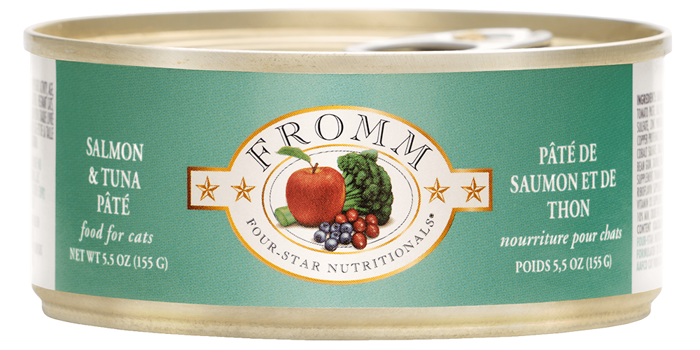 Fromm Four Star Wet Cat Food - Salmon & Tuna Pate 5.5oz