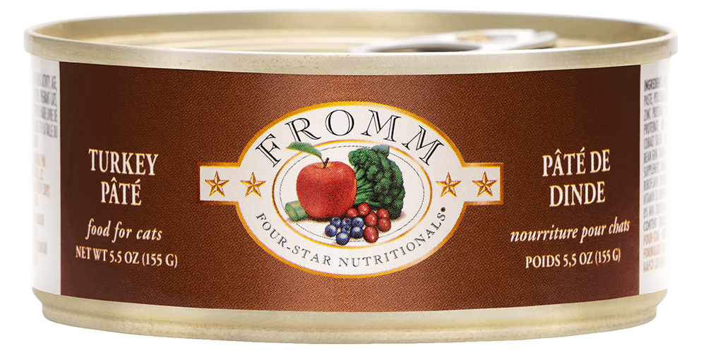 Fromm Four Star Wet Cat Food - Turkey Pate 5.5oz