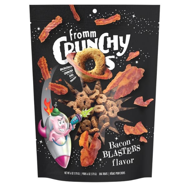 Fromm Crunchy Os Grain-Free Dog Treats - Bacon Blasters