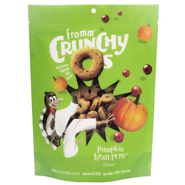 Fromm Crunchy Os Grain-Free Dog Treats - Pumpkin KranPOW