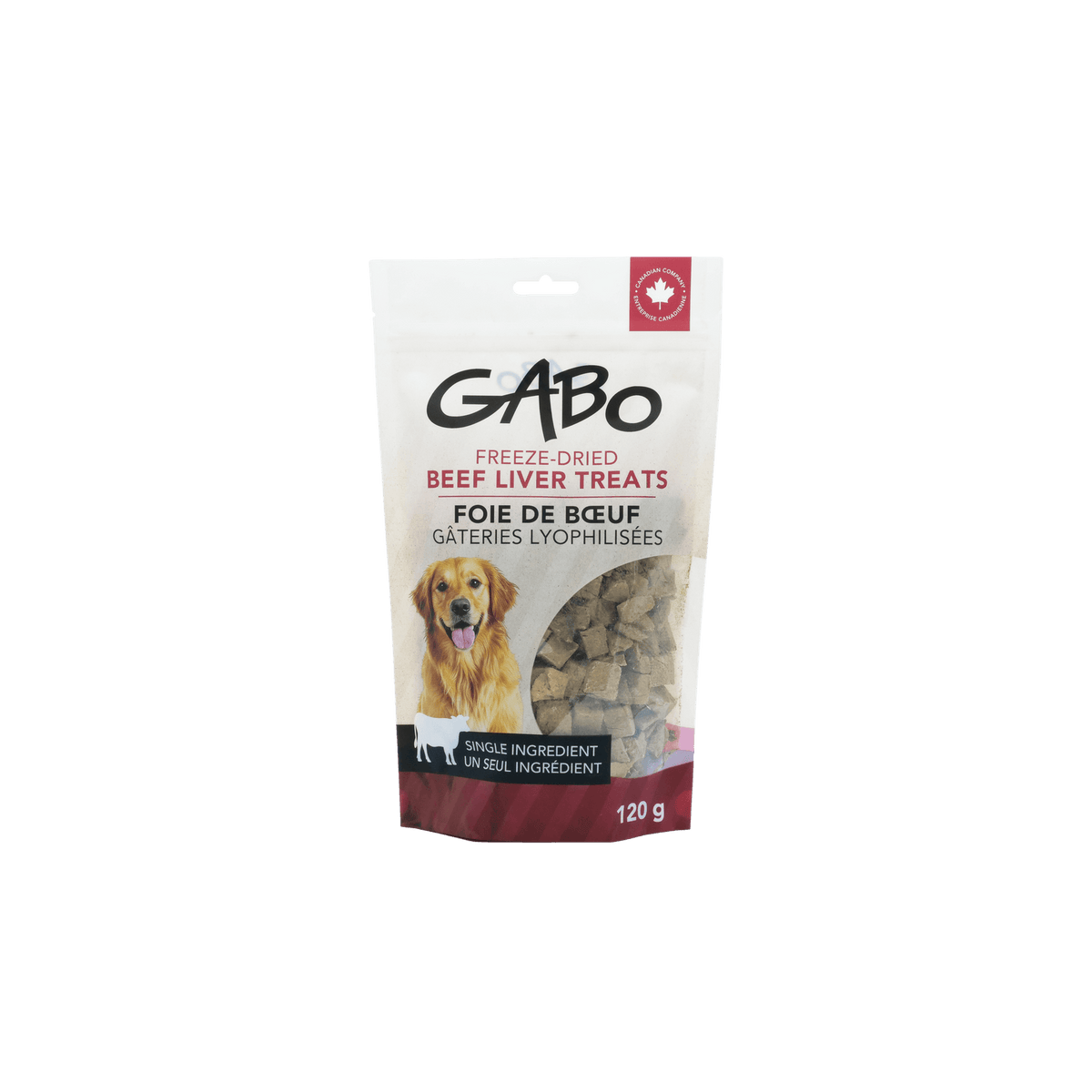 Gabo Freeze-Dried Beef Liver Dog Treats - 120g