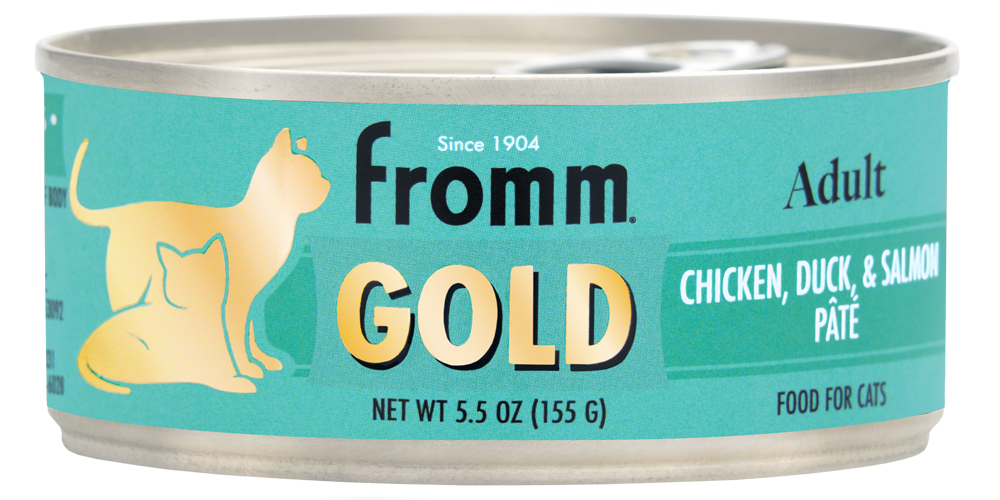 Fromm Gold Wet Cat Food - Chicken, Duck & Salmon Pate 5.5oz