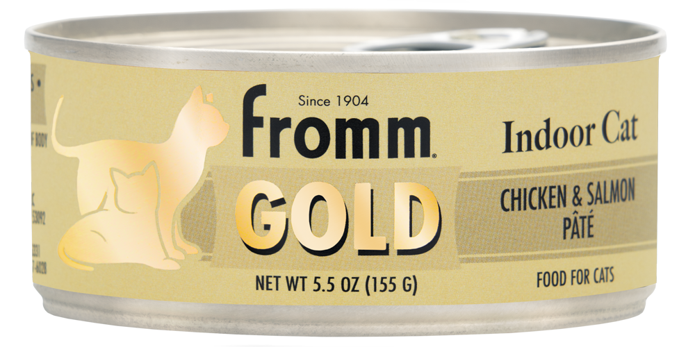 Fromm Gold Wet Indoor Cat Food - Chicken & Salmon Pate 5.5oz