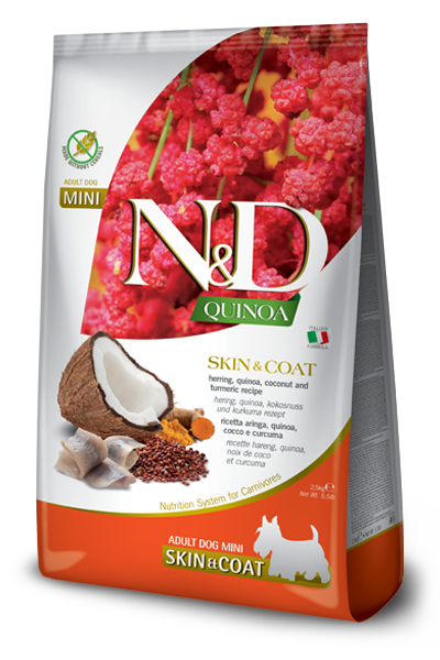 Farmina N&D Quinoa Functional Mini Breed Dog Food - Skin & Coat Herring & Coconut
