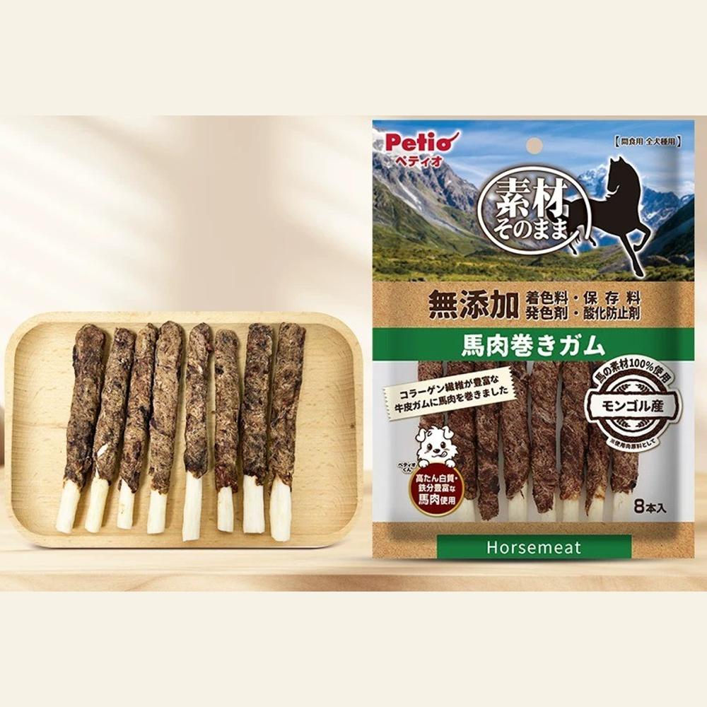 Petio Sozai Sonomama Meat-Wrapped Rawhide Chew Sticks For Dog - 4 Flavors (80g)