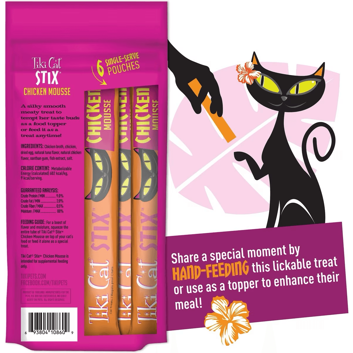 Tiki Cat Stix Cat Wet Treats - Chicken Mousse