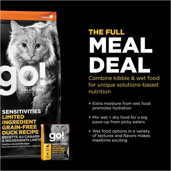 Go! Sensitivities Limited Ingredient Grain Free Duck recipe for cats