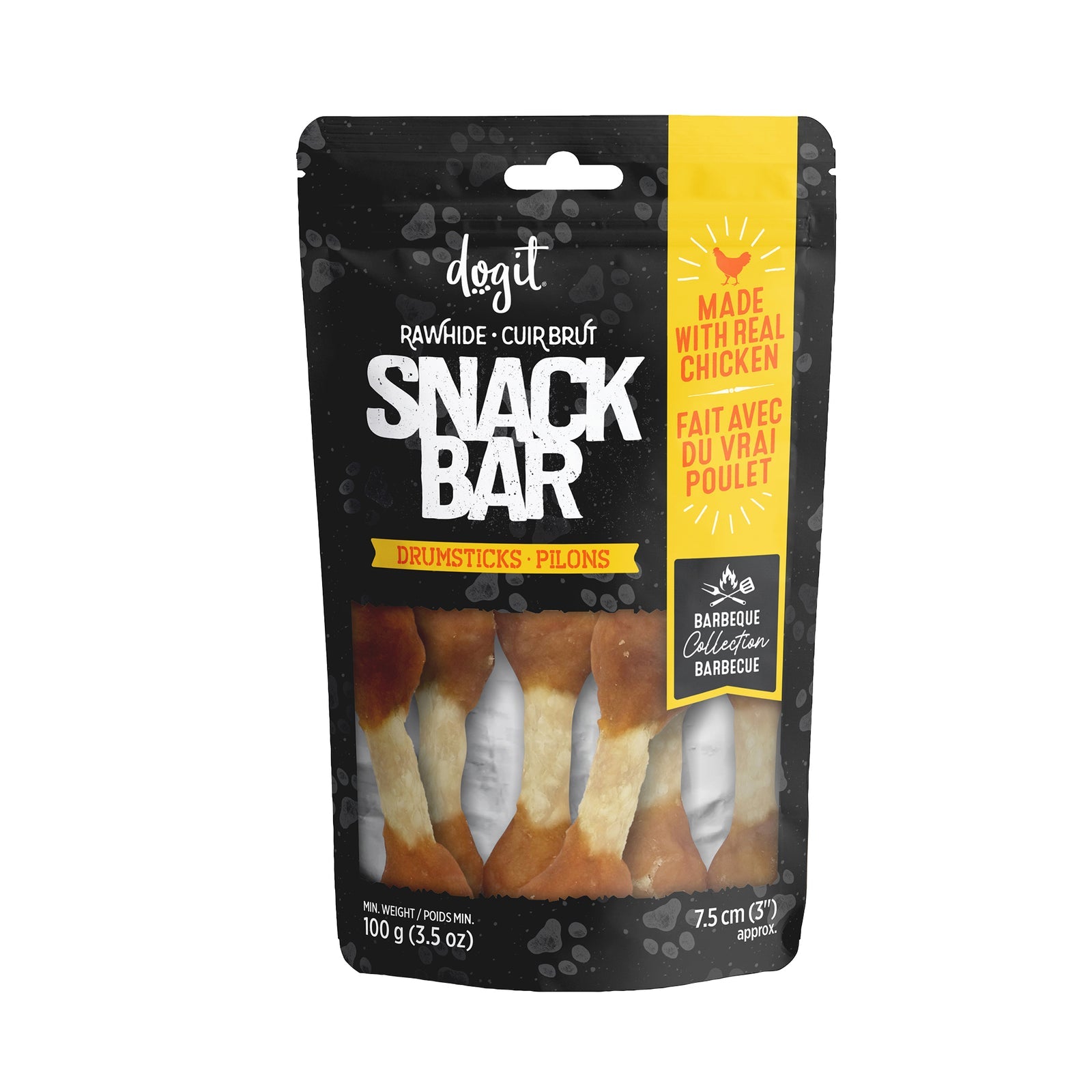Dogit SnackBar Chicken & Beefhide Drumsticks