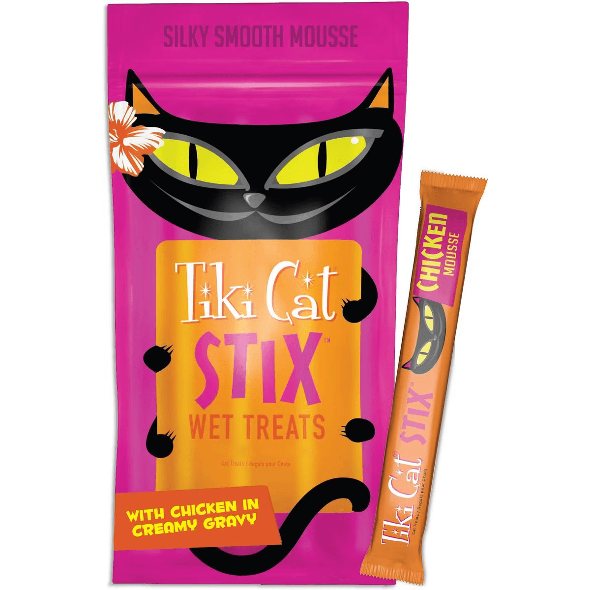 Tiki Cat Stix Cat Wet Treats - Chicken Mousse