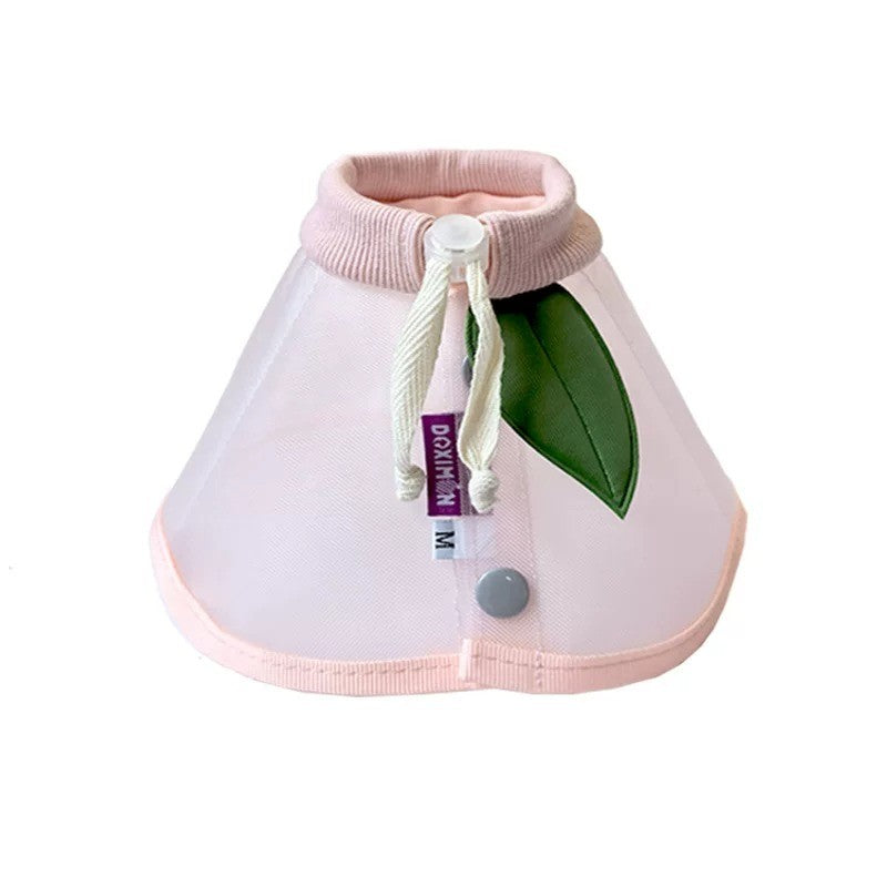 Breathable Mesh Recovery E-Collar with Adjustable Drawstring For Cat & Dog