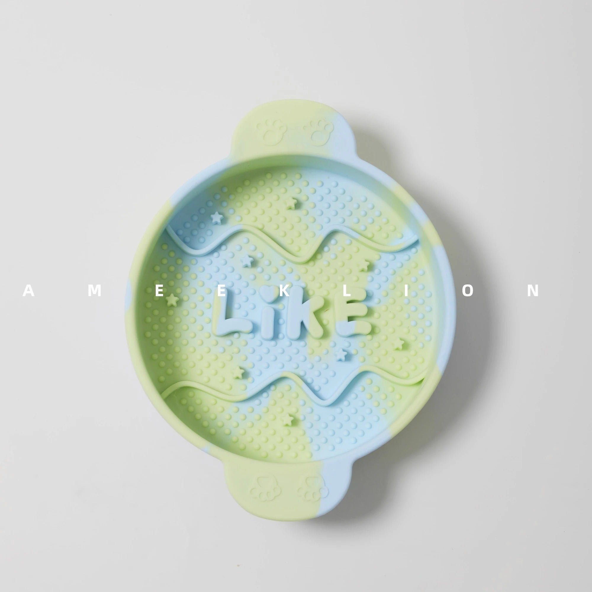 Ameeklion Silicone Slow Feeder Dog & Cat Bowl