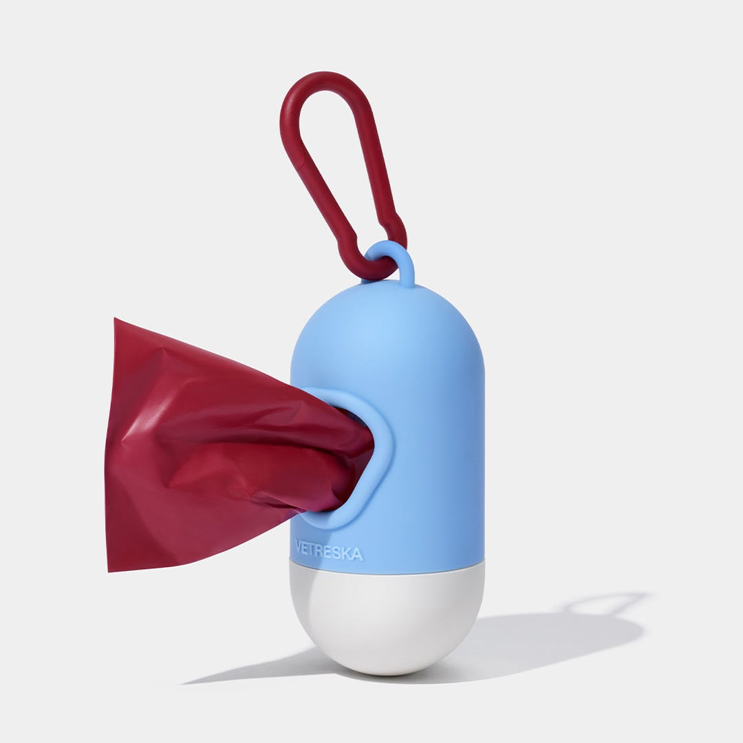 Vetreska未卡 迷雾梅洛系列 狗狗拾便袋套装 香味粑粑袋 垃圾袋文明遛狗必备 玫瑰与琥珀香