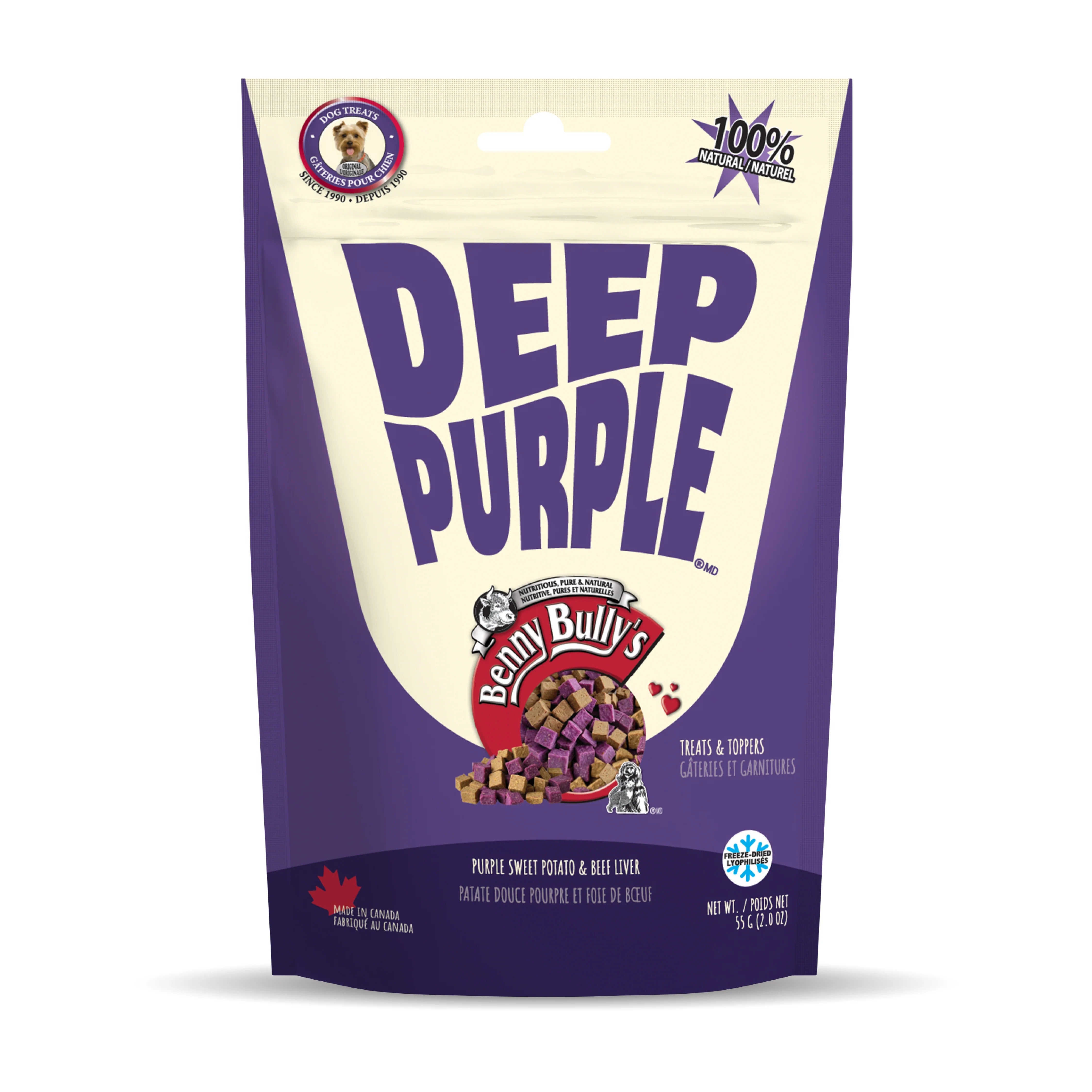 Benny Bullys Deep Purple with Beef Liver -53g